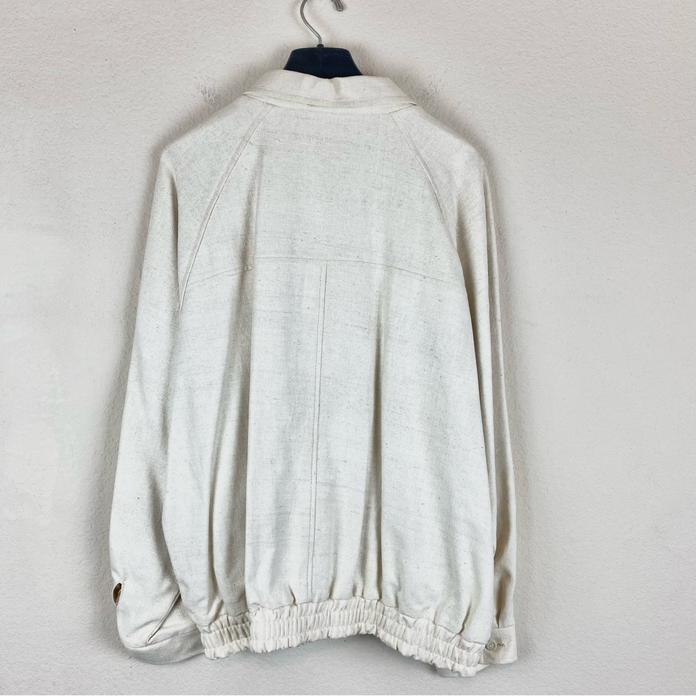 Vintage Zero King Off White Canvas Full Zip Jacket - Picture 2 of 9